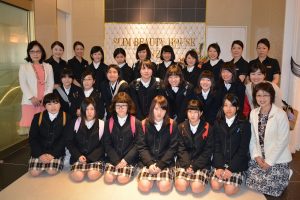 スリムビューティーハウス 向陽高校修学旅行に協力 9 修学旅行1