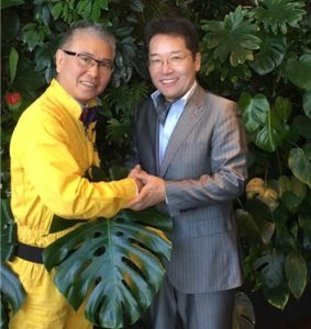 リセラ 「世界一の庭師」と共に、渋谷に花植え 6 社長と石原さん