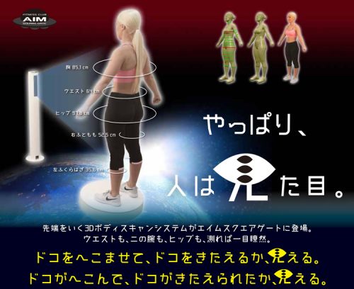『3Dボディスキャン』で360度体型チェック、自分フィギアも 3 column nrepo 20180313 2 1