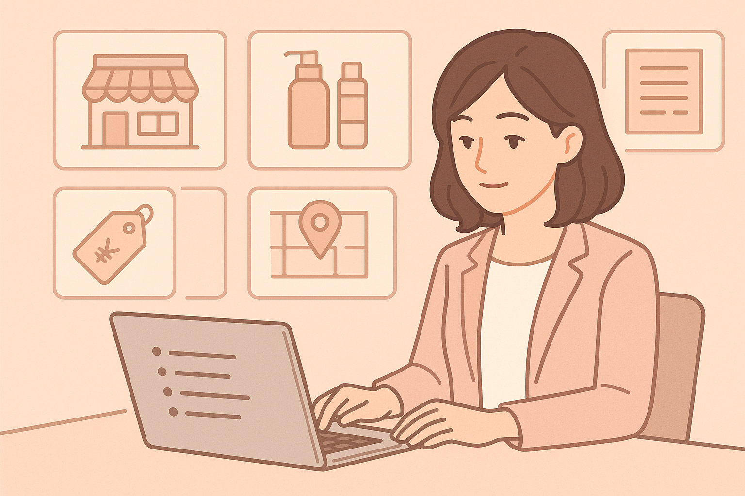 もう集客で迷わない!AIでペルソナ設定|エステサロンの理想のお客様を1時間で作る方法 4 対話の様子を示す画面(STEP3)